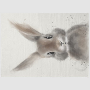 Cute Whimsical Bunny Decoupage Paper Tissuepapier