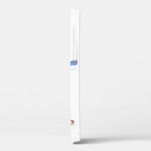 Cute Whimsical Cat op de strand Case-Mate iPhone Case (Achterkant / Links)