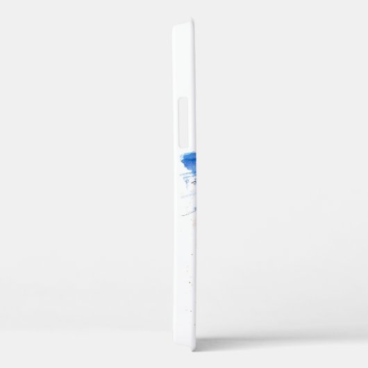 Cute Whimsical Cat op de strand Case-Mate iPhone Case (Achterkant / Rechts)