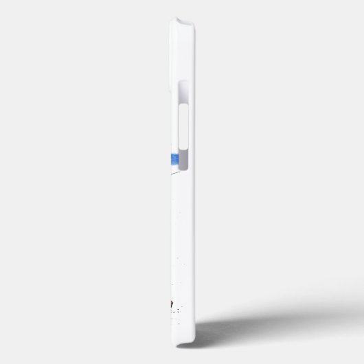 Cute Whimsical Cat op de strand Case-Mate iPhone Case (Achterkant / Links)