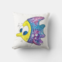 Cute Whimsical Colorful Fish