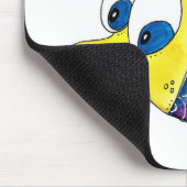 Cute Whimsical Colorful Fish Muismat (Hoek)