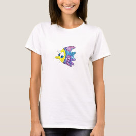 Cute Whimsical Colorful Fish T-shirt