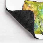 Cute Whimsical Colorful Koe Muismat (Hoek)