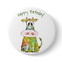 Cute Whimsical Colorful Koe