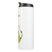 Cute Whimsical Colorful Koe Thermosbeker (Geroteerd rechts)