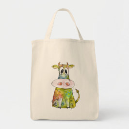 Cute Whimsical Colorful Koe Tote Bag