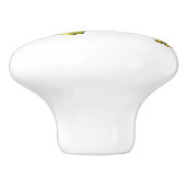 Cute Whimsical Colorful Turtle Ceramic Knob. Keramische Knop (Zijkant)