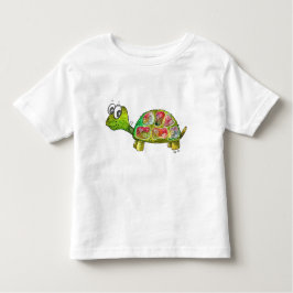 Cute Whimsical Colorful Turtle Kinder Shirts