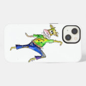 Cute Whimsical Dancing Koe iPhone Hoesje (Achterkant horizontaal)