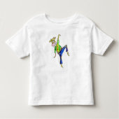 Cute Whimsical Dancing Koe Kinder Shirts (Voorkant)