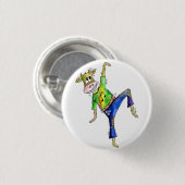 Cute Whimsical Dancing Koe Ronde Button 3,2 Cm (Voorkant /achterkant)