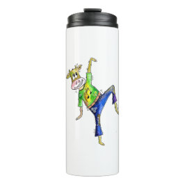 Cute Whimsical Dancing Koe Thermosbeker