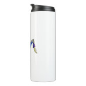 Cute Whimsical Dancing Koe Thermosbeker (Geroteerd rechts)