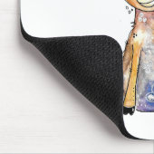 Cute Whimsical Deer Muismat (Hoek)