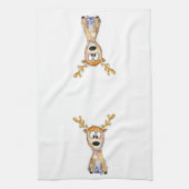 Cute Whimsical Deer Theedoek (Verticaal)