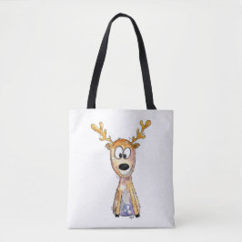 Cute Whimsical Deer Tote Bag
