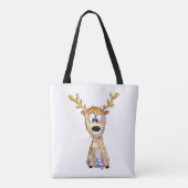 Cute Whimsical Deer Tote Bag (Achterkant)