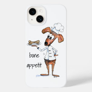 Cute Whimsical Dog Chef Case-Mate iPhone 14 Hoesje