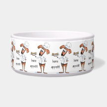 Cute Whimsical Dog Chef