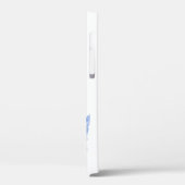 Cute Whimsical Dog op Surfboard Case-Mate iPhone Case (Achterkant / Links)