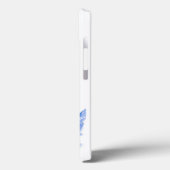 Cute Whimsical Dog op Surfboard Case-Mate iPhone Case (Achterkant / Links)