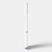 Cute Whimsical Dog op Surfboard Case-Mate iPhone Case (Achterkant / Rechts)