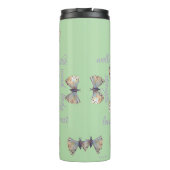 Cute Whimsical Dragonfly Butterfly Maureen Girard Thermosbeker (Achterkant)