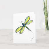 Cute Whimsical Dragonfly Kaart (Voorkant)