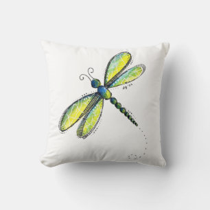 Cute Whimsical Dragonfly Kussen