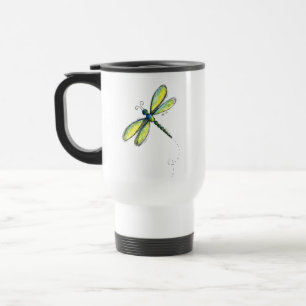 Cute Whimsical Dragonfly Reisbeker