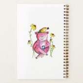 Cute Whimsical Drink koffie Notitieboek (Achterkant)