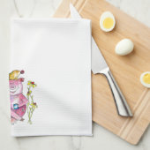 Cute Whimsical Drink koffie Theedoek (Quarter Fold)