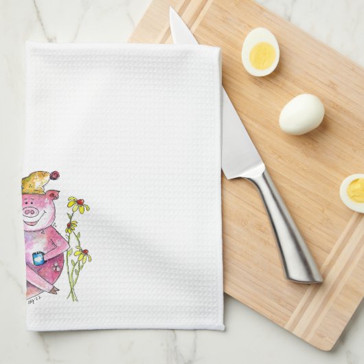 Cute Whimsical Drink koffie Theedoek (Quarter Fold)