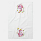 Cute Whimsical Drink koffie Theedoek (Verticaal)