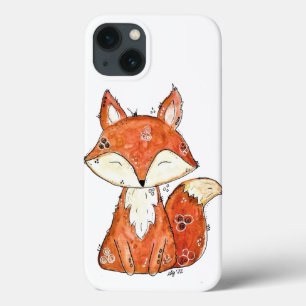 Cute Whimsical Fox Case-Mate iPhone Case