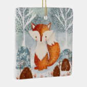 Cute Whimsical Fox in Forest Ornament (Rechts)
