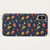 Cute Whimsical Hand Drawn Birds Pattern Case-Mate iPhone Case (Achterkant (horizontaal))