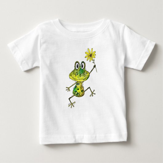 Cute Whimsical Happy Frog (Voorkant)