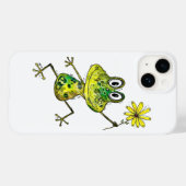 Cute Whimsical Happy Frog Case-Mate iPhone Case (Achterkant (horizontaal))