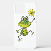 Cute Whimsical Happy Frog Case-Mate iPhone Case (Achterkant)