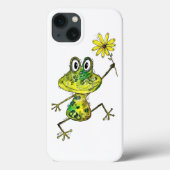 Cute Whimsical Happy Frog Case-Mate iPhone Case (Achterkant)