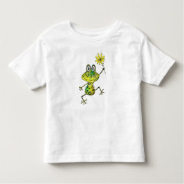 Cute Whimsical Happy Frog Kinder Shirts