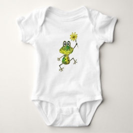 Cute Whimsical Happy Frog Romper