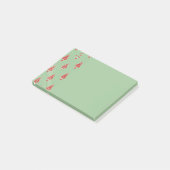 Cute Whimsical-kerstboompatroon Post-it® Notes (Schuin)