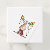 Cute Whimsical-kerstmis Bedankjes Labels (In situ)