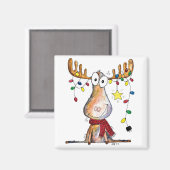 Cute Whimsical-kerstmis Magneet (Voorkant / Achterkant)