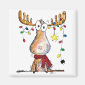 Cute Whimsical-kerstmis Magneet (Voorkant)