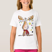 Cute Whimsical-kerstmis T-shirt (Voorkant)