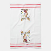 Cute Whimsical-kerstmis Theedoek (Verticaal)